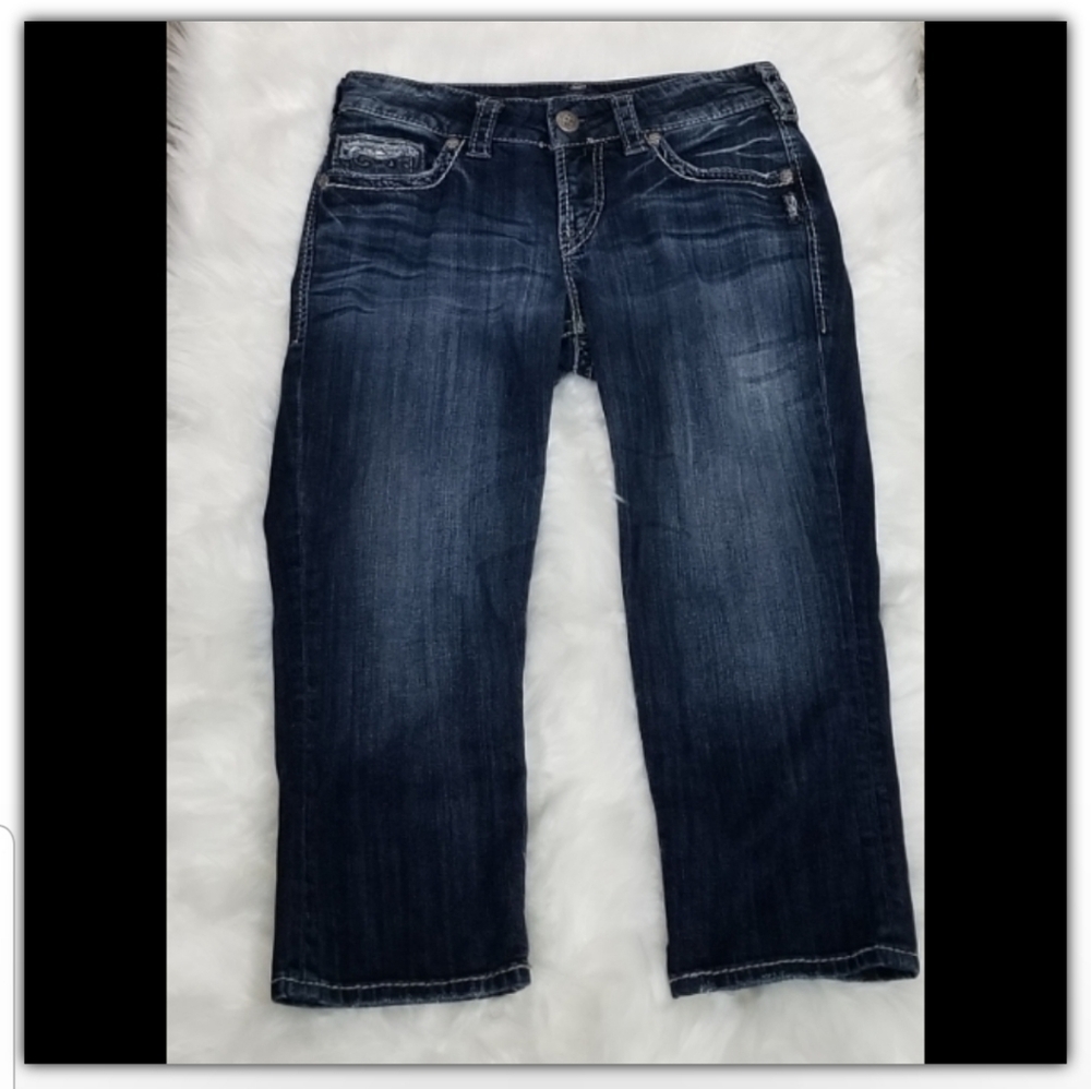 Silver Jean's Suki Flap Capri